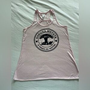 NWOT Disney Hakuna Matata Bella Canvas Tank Size M